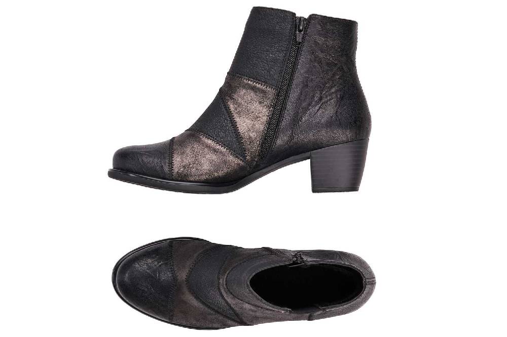 Remonte Stiefeletten In Übergrößen Schwarz R2672-02 Große Damenschuhe