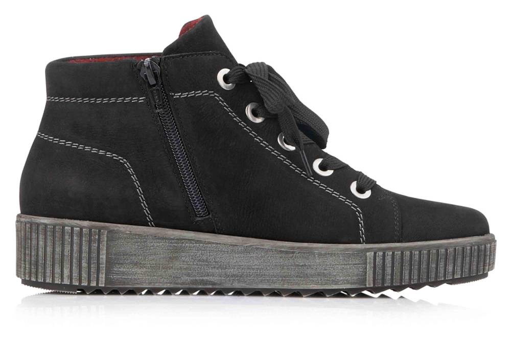 Remonte Stiefeletten In Übergrößen Schwarz R7982-02 Große Damenschuhe