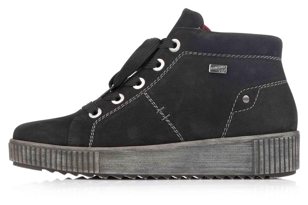 Remonte Stiefeletten in Übergrößen Schwarz R7982-02 große Damenschuhe