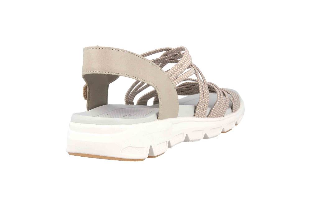 Rieker Evolution Sandalen In Übergrößen Mehrfarbig V8400-60 Große Damenschuhe