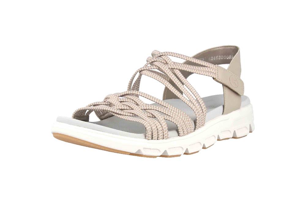Rieker Evolution Sandalen In Übergrößen Mehrfarbig V8400-60 Große Damenschuhe