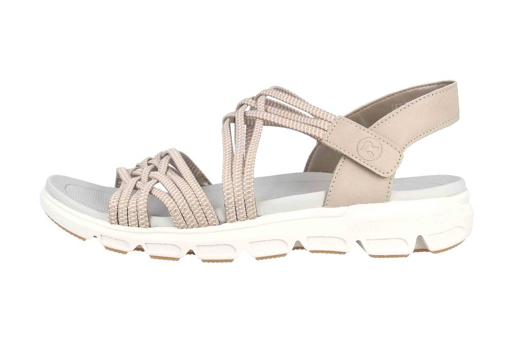 Rieker Evolution Sandalen in Übergrößen Mehrfarbig V8400-60 große Damenschuhe