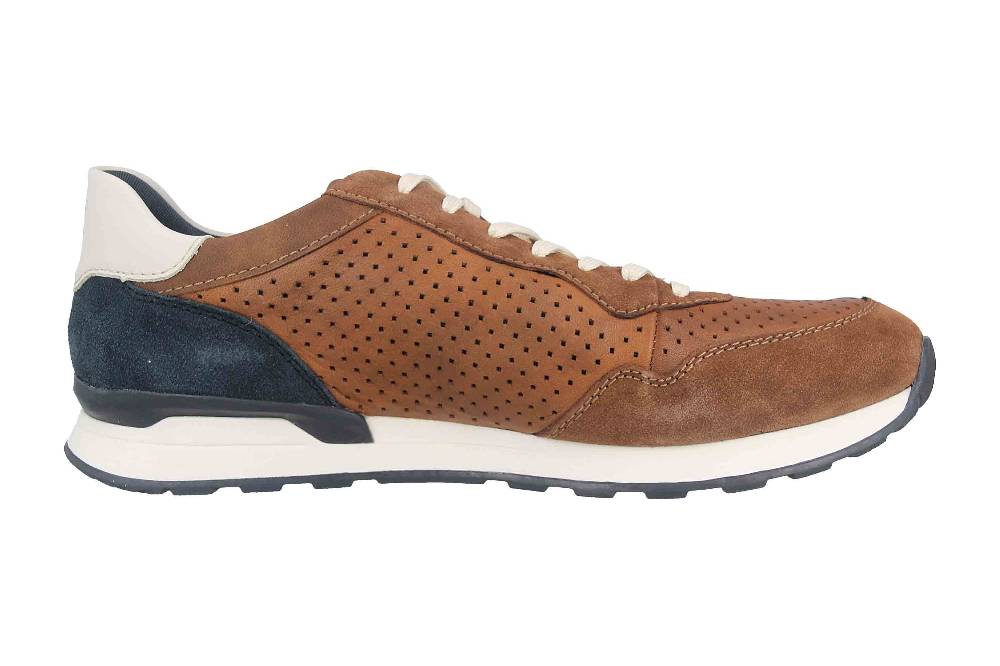 Rieker Evolution Sneaker In Übergrößen Braun U0302-24 Große Herrenschuhe