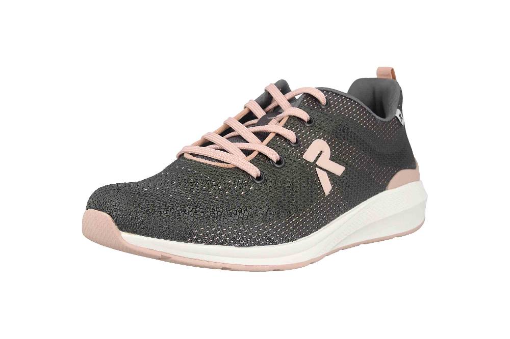 Rieker Evolution Sneaker In Übergrößen Grau 40100-45 Große Damenschuhe