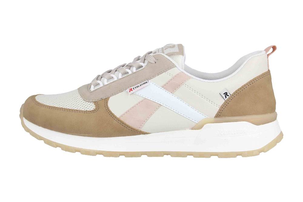 Rieker Evolution Sneaker in Übergrößen Mehrfarbig W0602-82 große Damenschuhe