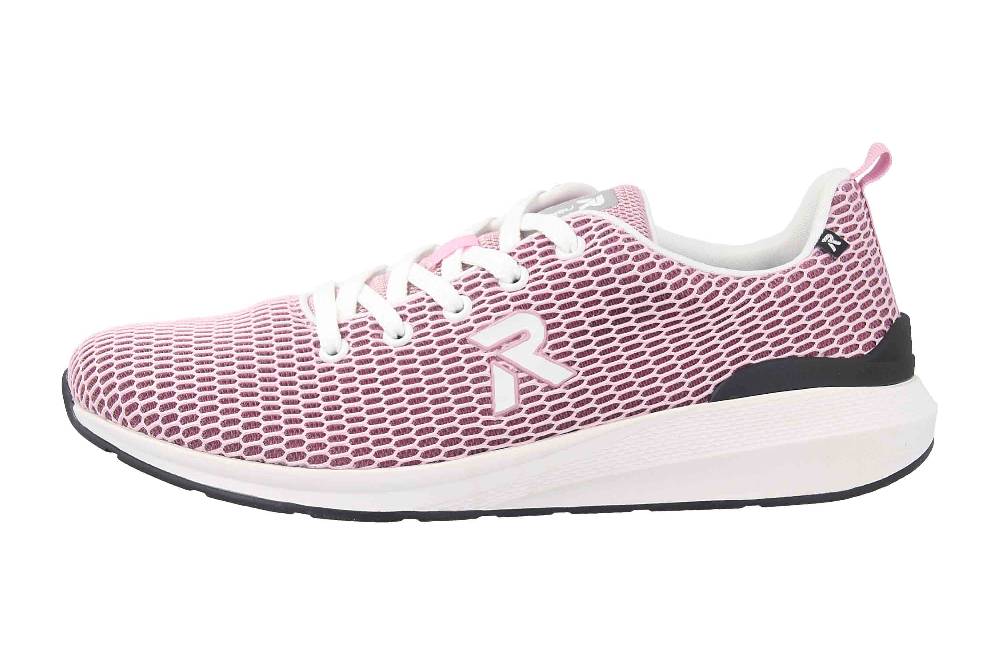 Rieker Evolution Sneaker in Übergrößen Pink 40103-30 große Damenschuhe