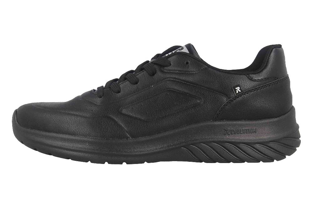 Rieker Evolution Sneaker in Übergrößen Schwarz U0501-00 große Herrenschuhe