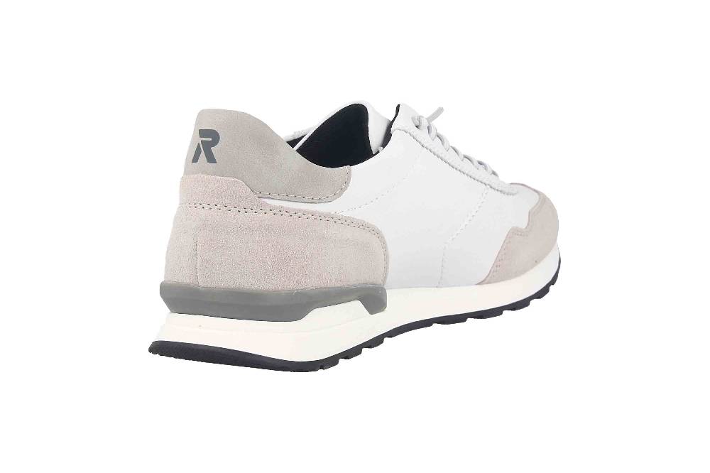 Rieker Evolution Sneaker In Übergrößen Weiß U0303-80 Große Herrenschuhe