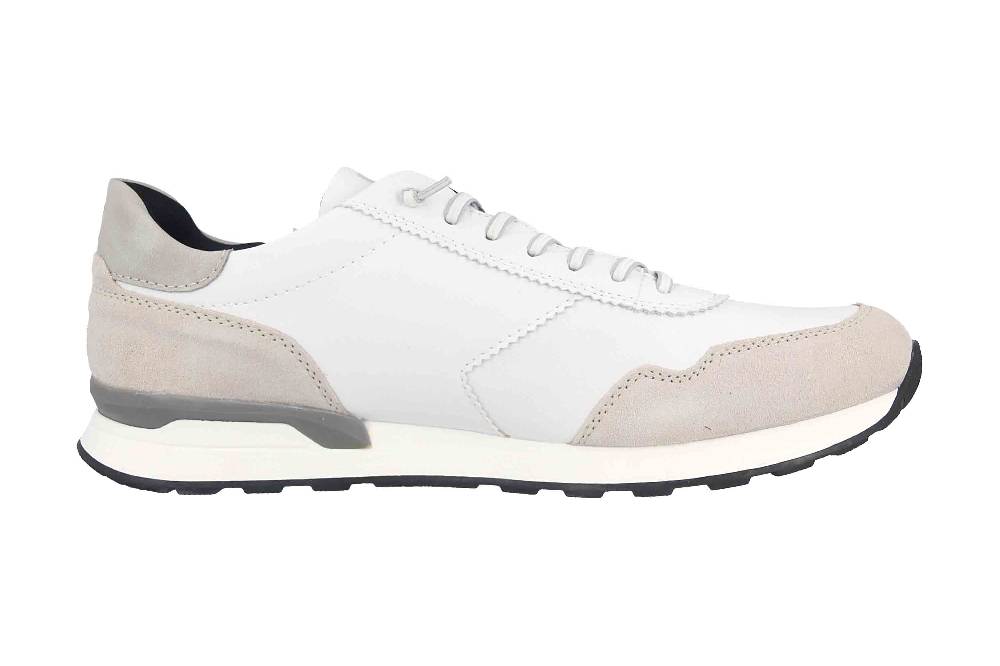 Rieker Evolution Sneaker In Übergrößen Weiß U0303-80 Große Herrenschuhe