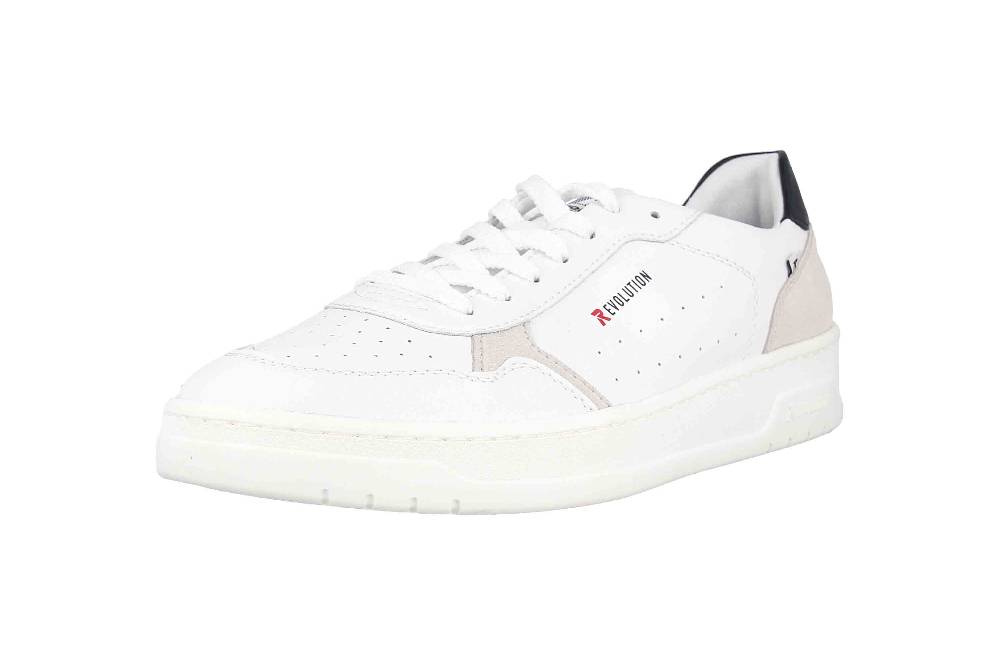 Rieker Evolution Sneaker In Übergrößen Weiß U0401-81 Große Herrenschuhe