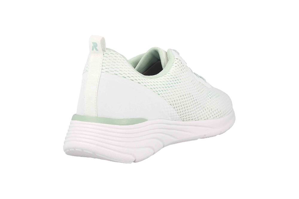 Rieker Evolution Sneaker In Übergrößen Weiß W0401-80 Große Damenschuhe