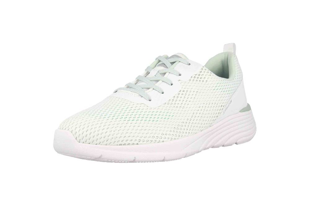 Rieker Evolution Sneaker In Übergrößen Weiß W0401-80 Große Damenschuhe