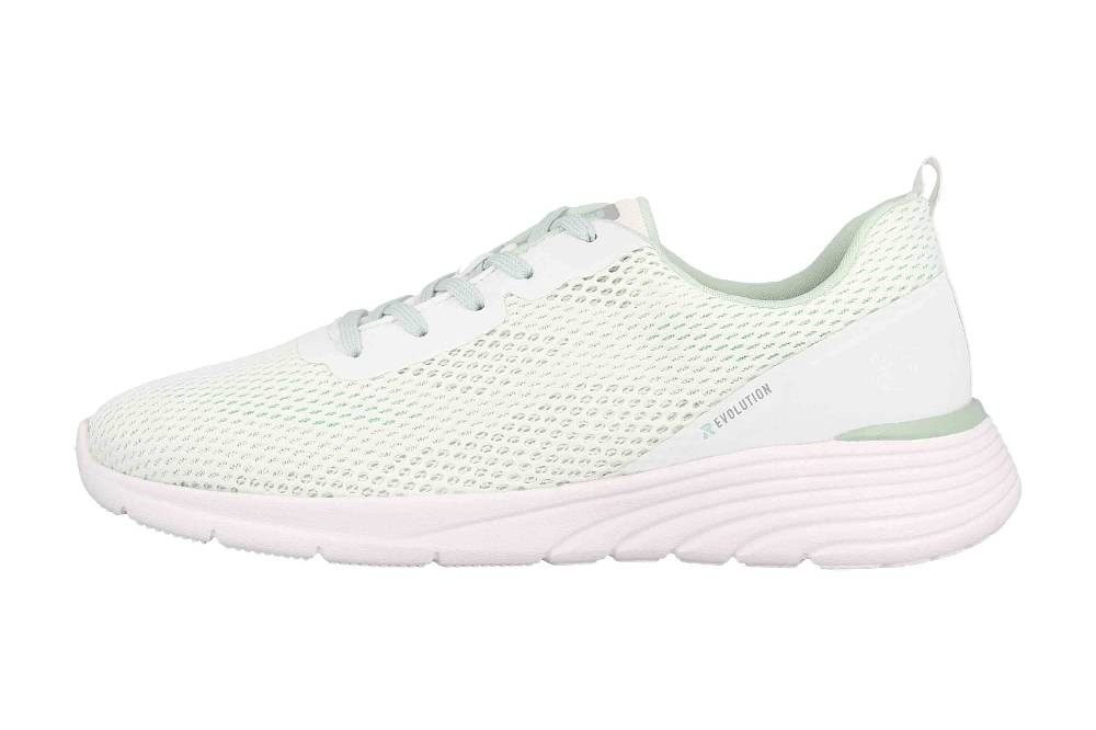 Rieker Evolution Sneaker in Übergrößen Weiß W0401-80 große Damenschuhe