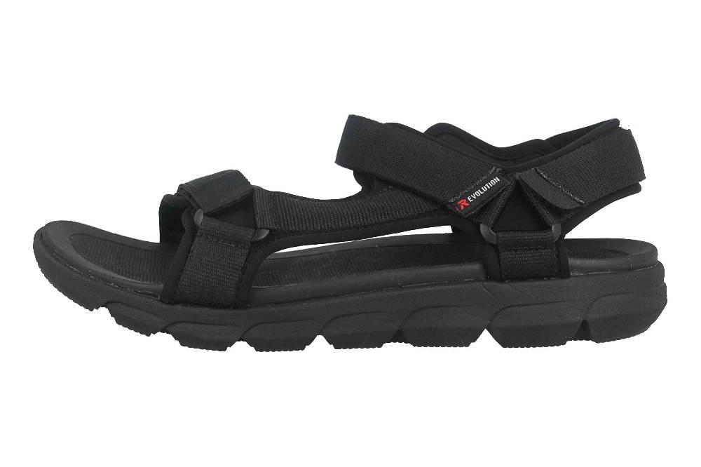 Rieker Evolution Trekkingschuhe in Übergrößen Schwarz 20802-01 große Herrenschuhe