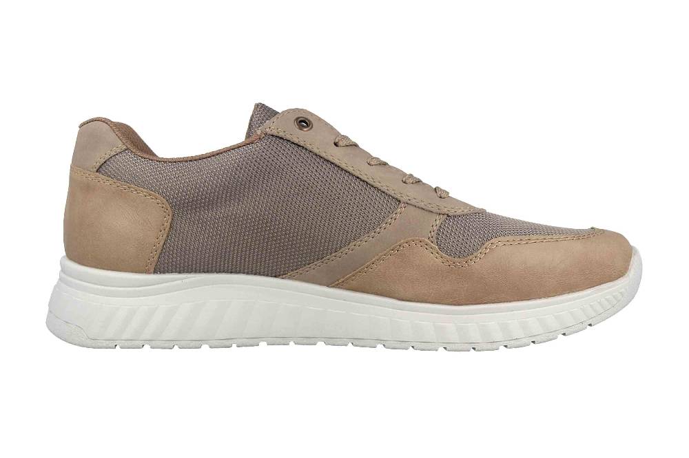 Rieker Halbschuhe In Übergrößen Beige B0600-64 Große Herrenschuhe