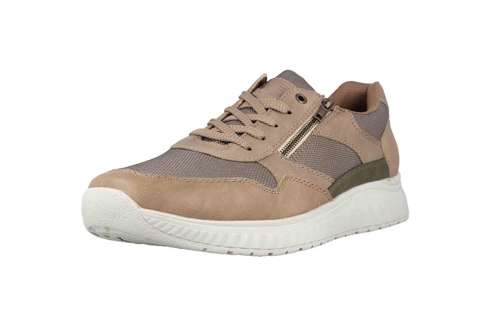 Rieker Halbschuhe In Übergrößen Beige B0600-64 Große Herrenschuhe