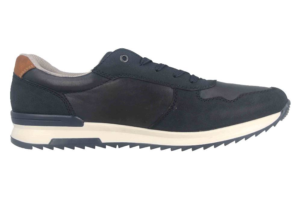 Rieker Halbschuhe In Übergrößen Blau 16113-14 Große Herrenschuhe