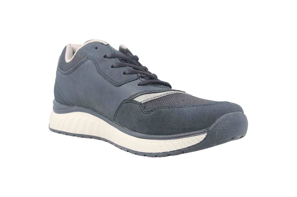 Rieker Halbschuhe In Übergrößen Blau B0610-14 Große Herrenschuhe