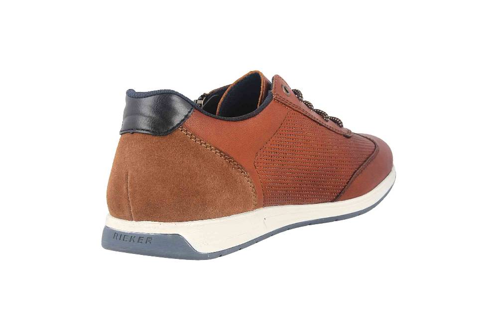 Rieker Halbschuhe In Übergrößen Braun 11927-24 Große Herrenschuhe