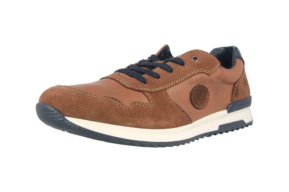 Rieker Halbschuhe In Übergrößen Braun 16113-21 Große Herrenschuhe