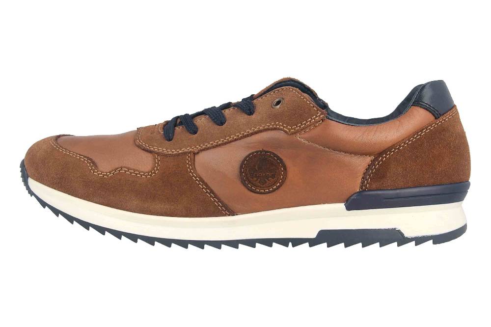 Rieker Halbschuhe in Übergrößen Braun 16113-21 große Herrenschuhe