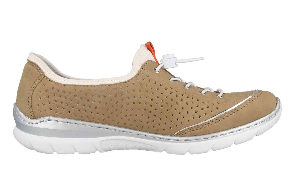 Rieker Halbschuhe In Übergrößen Braun L32Q5-60 Große Damenschuhe