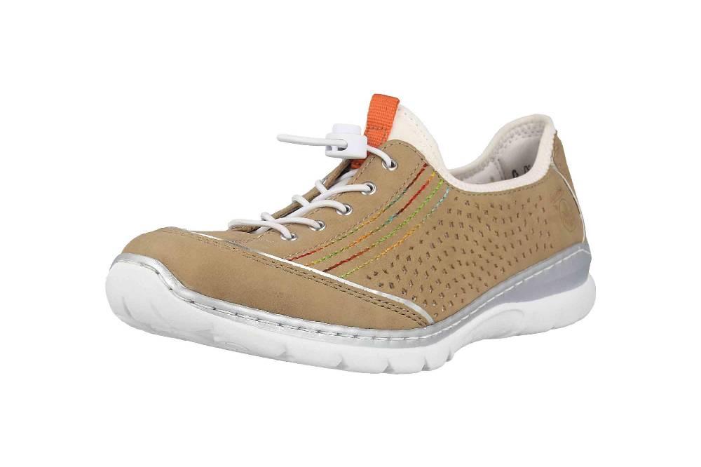 Rieker Halbschuhe In Übergrößen Braun L32Q5-60 Große Damenschuhe