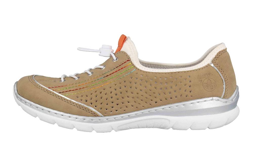 Rieker Halbschuhe In Übergrößen Braun L32Q5-60 Große Damenschuhe