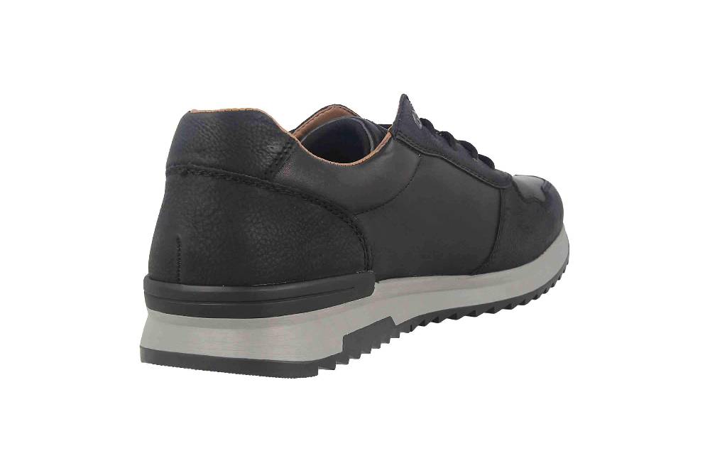 Rieker Halbschuhe In Übergrößen Schwarz 16132-00 Große Herrenschuhe