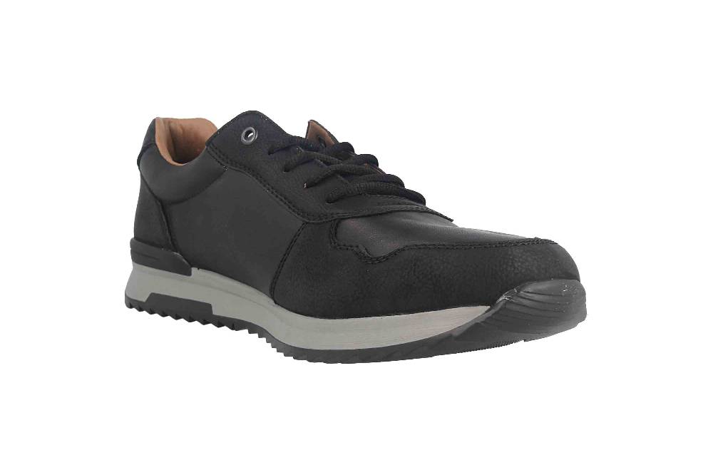 Rieker Halbschuhe In Übergrößen Schwarz 16132-00 Große Herrenschuhe