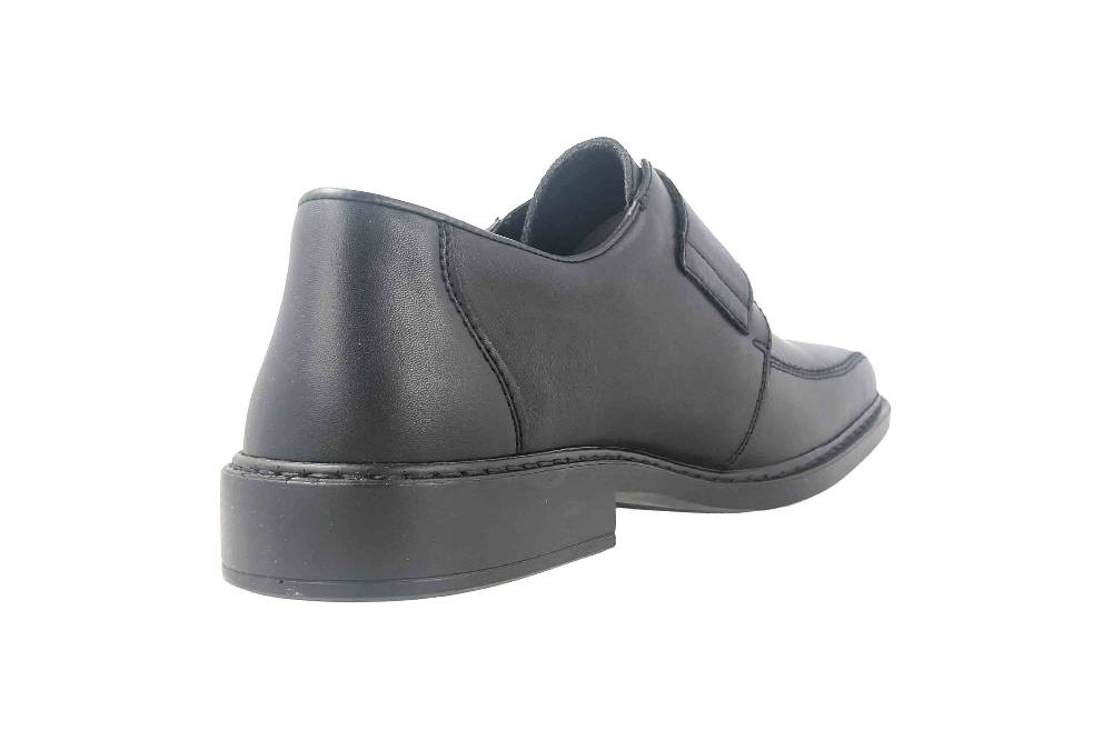Rieker Halbschuhe In Übergrößen Schwarz B0853-00 Große Herrenschuhe