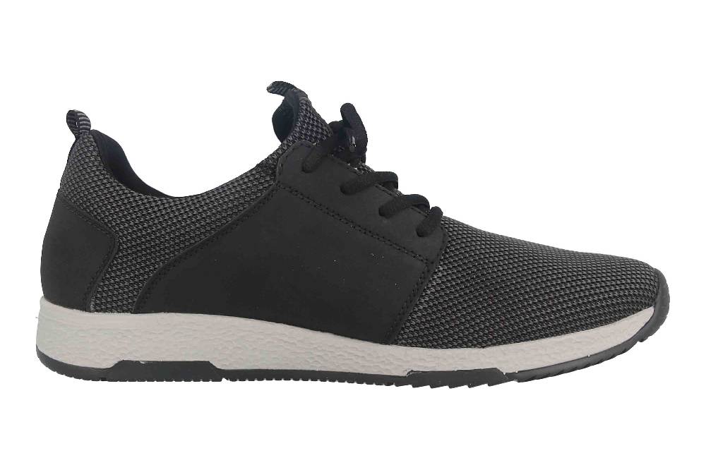 Rieker Halbschuhe In Übergrößen Schwarz B3462-00 Große Herrenschuhe