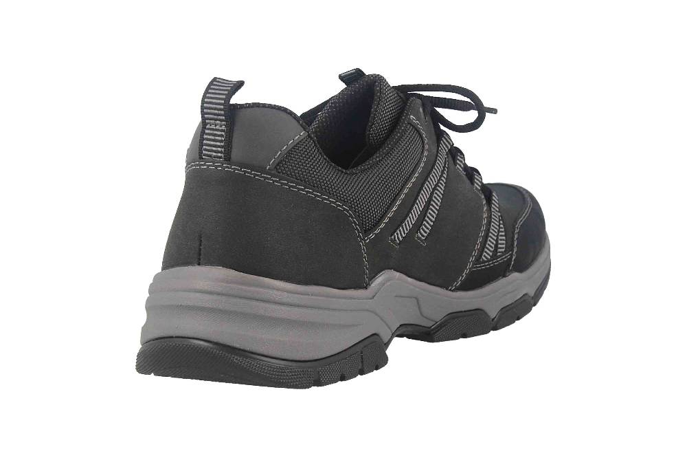 Rieker Halbschuhe In Übergrößen Schwarz B4311-00 Große Herrenschuhe