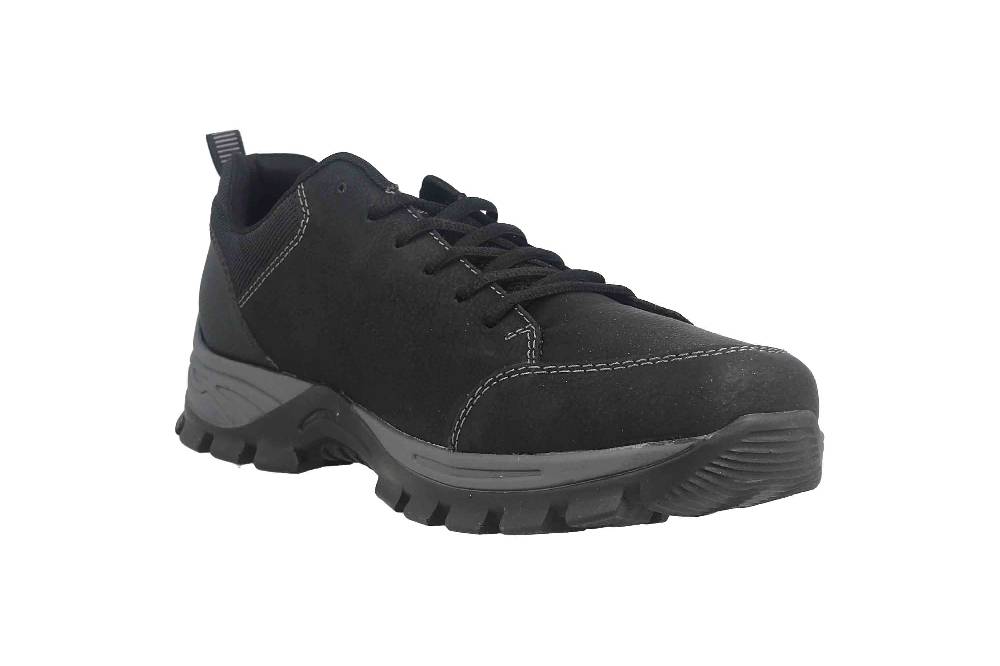 Rieker Halbschuhe In Übergrößen Schwarz B6801-00 Große Herrenschuhe