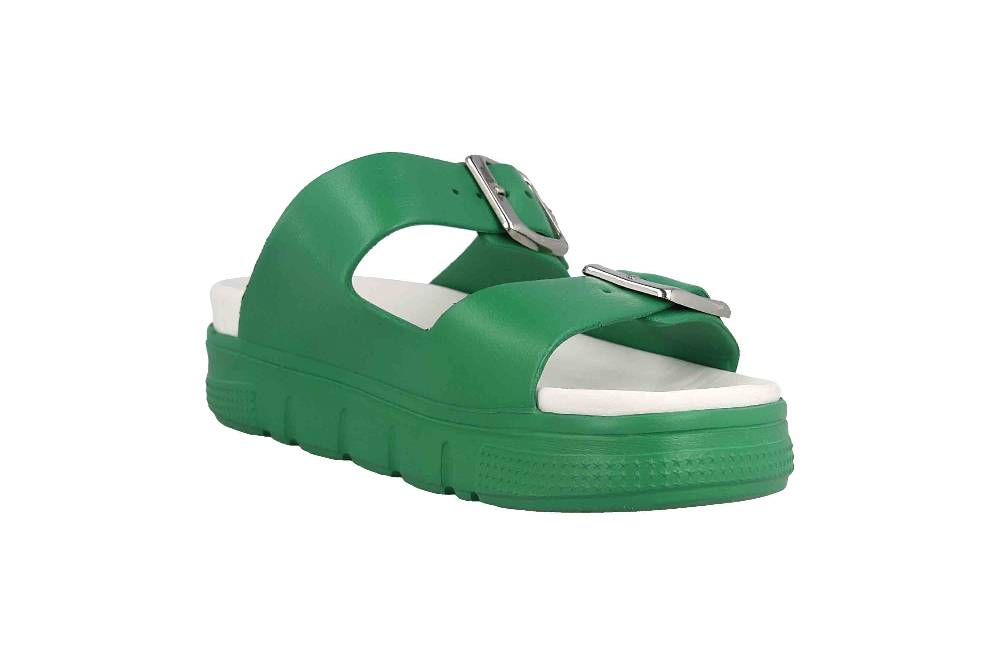 Rieker Pantoletten In Übergrößen Grün P2180-53 Große Damenschuhe