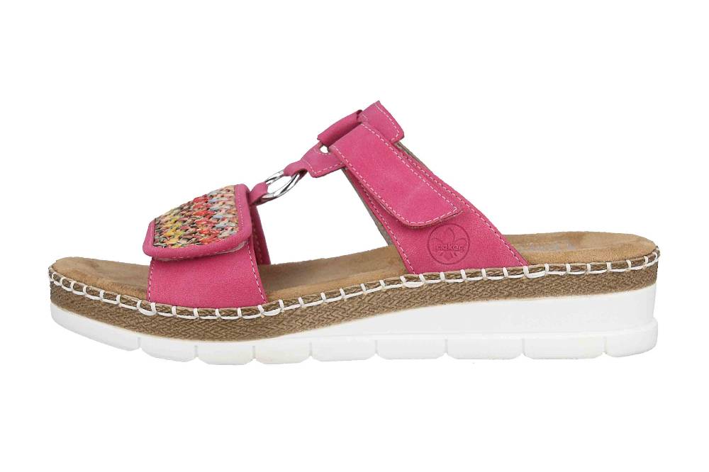 Rieker Pantoletten in Übergrößen Mehrfarbig V1247-31 große Damenschuhe