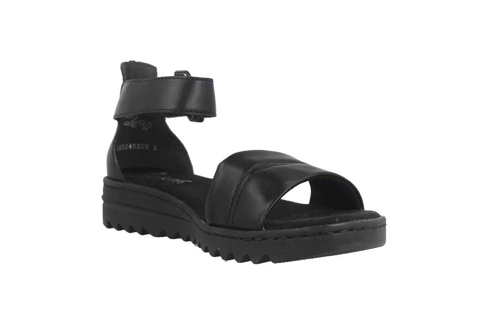 Rieker Sandalen In Übergrößen Schwarz V4651-00 Große Damenschuhe