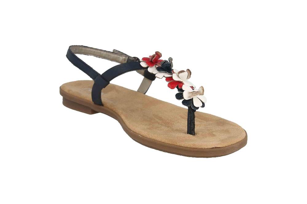 Rieker Sandaletten In Übergrößen Blau 64281-14 Große Damenschuhe