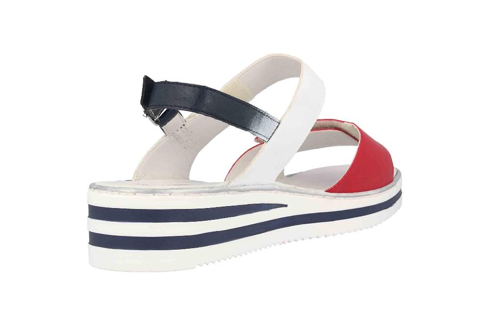 Rieker Sandaletten In Übergrößen Mehrfarbig V02S7-33 Große Damenschuhe