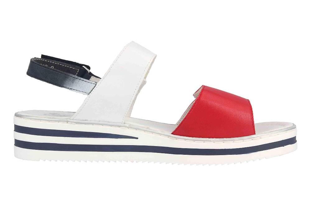 Rieker Sandaletten In Übergrößen Mehrfarbig V02S7-33 Große Damenschuhe