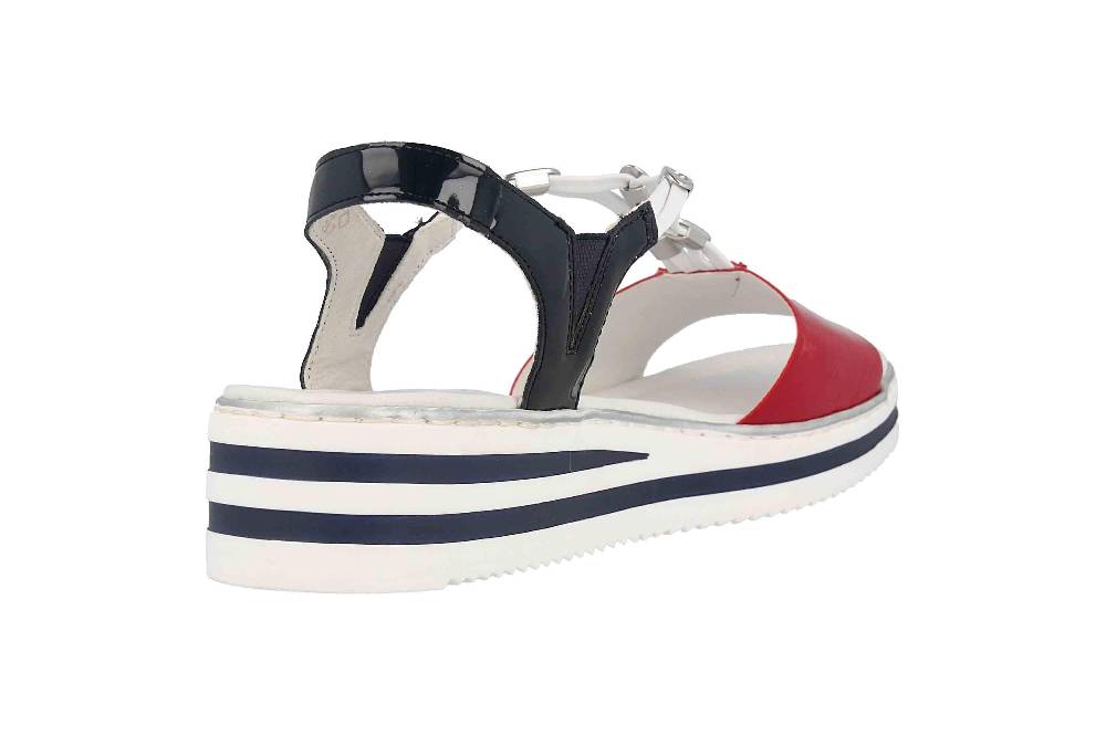 Rieker Sandaletten In Übergrößen Mehrfarbig V02Y6-33 Große Damenschuhe