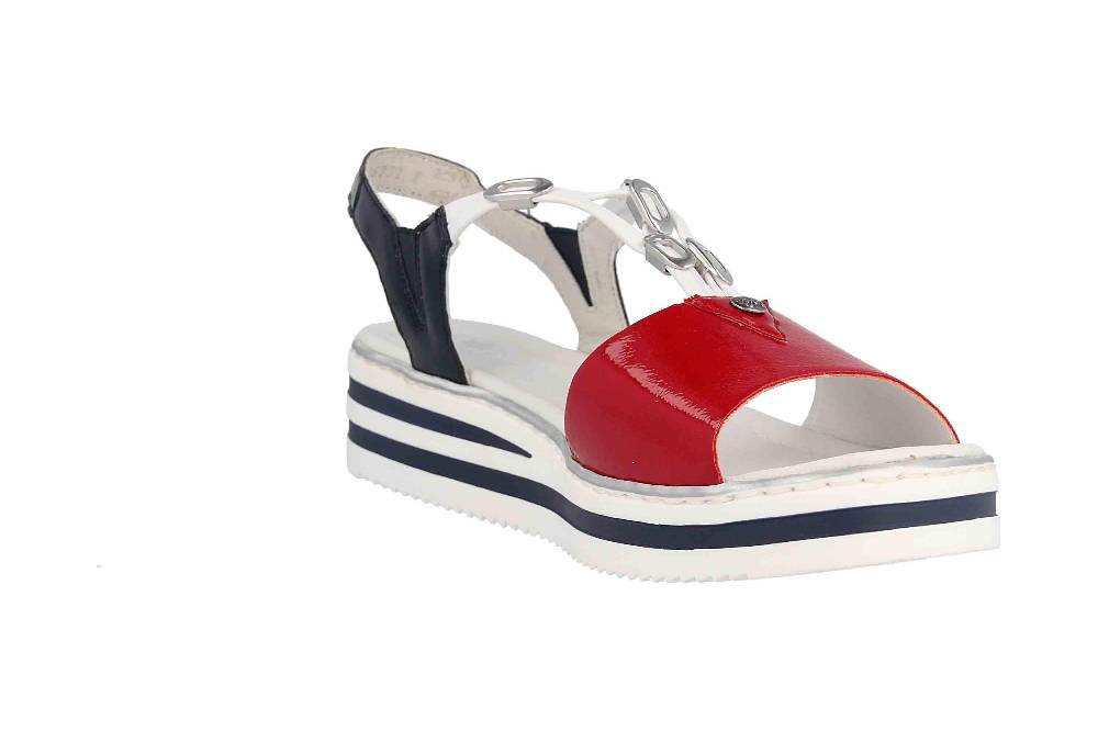 Rieker Sandaletten In Übergrößen Mehrfarbig V02Y6-33 Große Damenschuhe