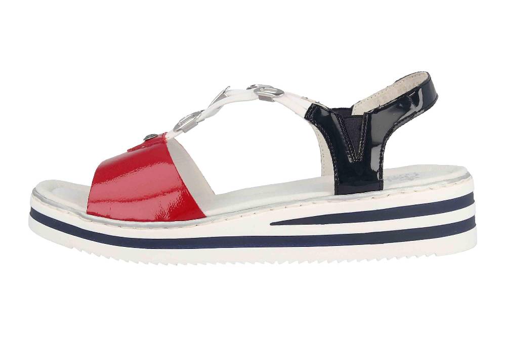 Rieker Sandaletten in Übergrößen Mehrfarbig V02Y6-33 große Damenschuhe