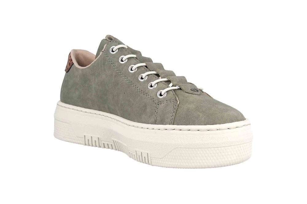 Rieker Sneaker In Übergrößen Grün M1952-52 Große Damenschuhe