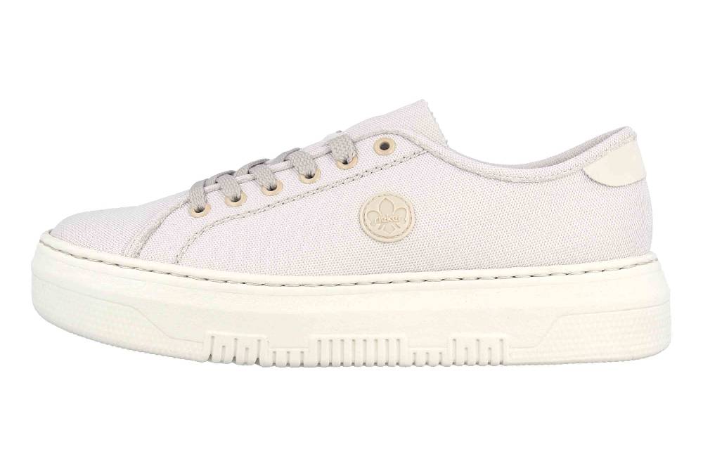 Rieker Sneaker in Übergrößen Weiß M1926-80 große Damenschuhe
