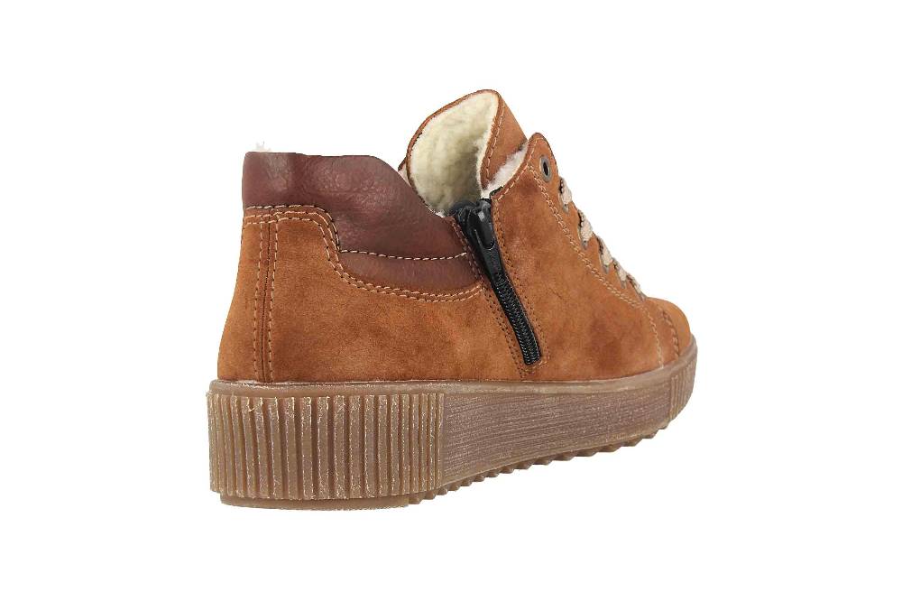 Rieker Stiefel In Übergrößen Braun M6414-24 Große Damenschuhe