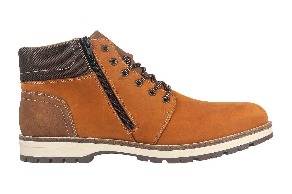 Rieker Stiefel In Übergrößen Gelb F3934-68 Große Herrenschuhe