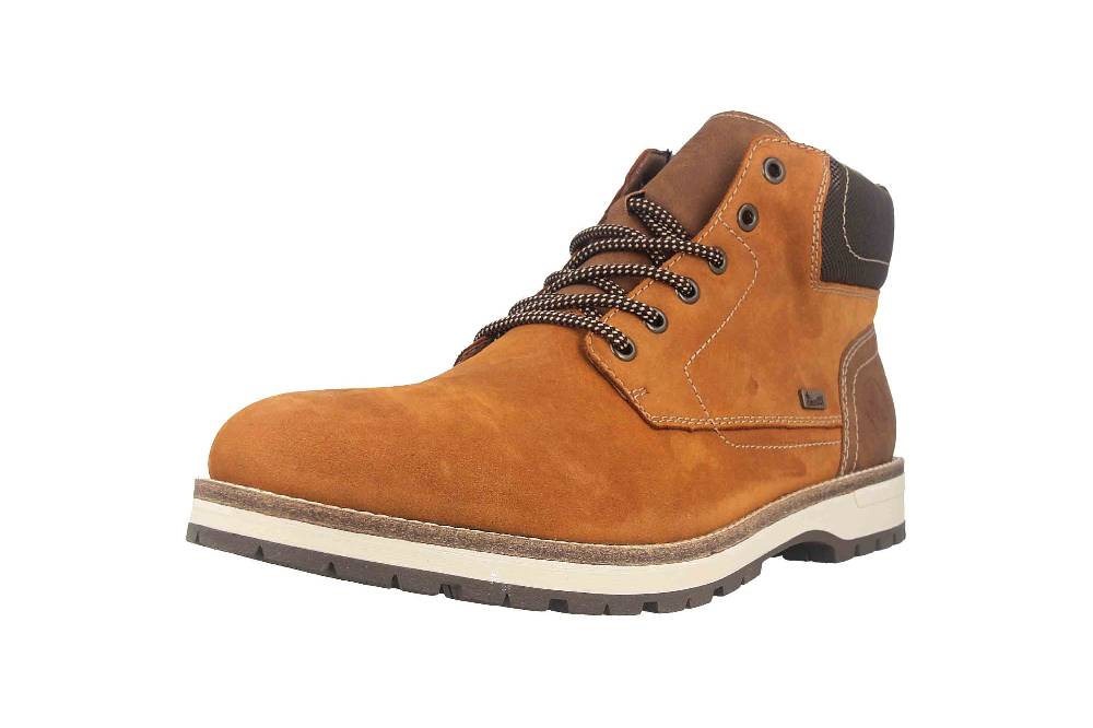 Rieker Stiefel In Übergrößen Gelb F3934-68 Große Herrenschuhe