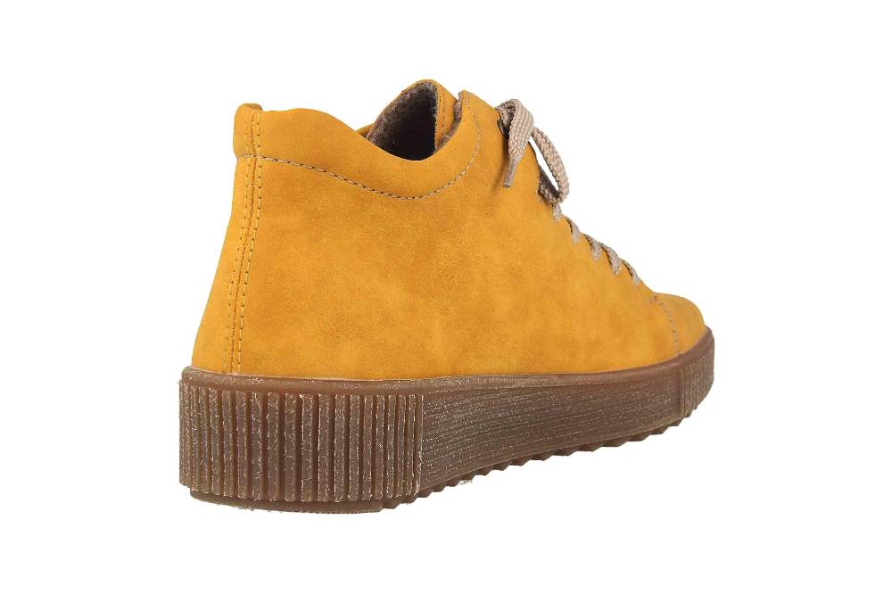 Rieker Stiefel In Übergrößen Gelb M6440-68 Große Damenschuhe