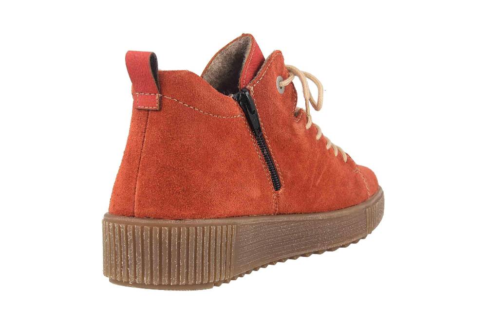 Rieker Stiefel In Übergrößen Rot M6442-38 Große Damenschuhe